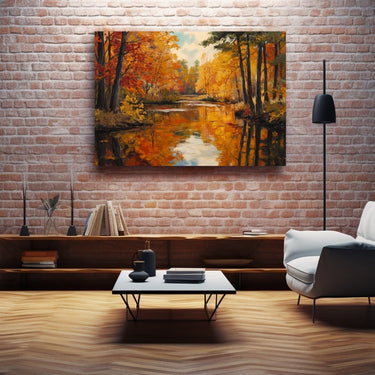 Autumn River Painting